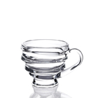 Small Size Simple Coffee Glass Mug , 6 Ounce Coffee Cup FDA Safe