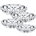 FDA approval Transparent Round Glass bowls classic With 4 Sizes