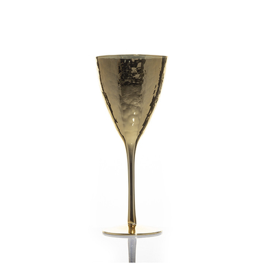 High End Glassware Collection Custom Luxury Golden Wine Glass Gift Wine Glass Set