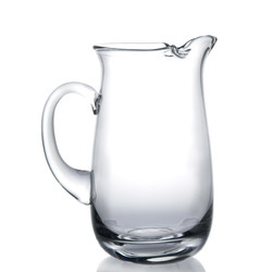Factory Wholesale High Quality Transparent Glass Picther Water Jar with Handle