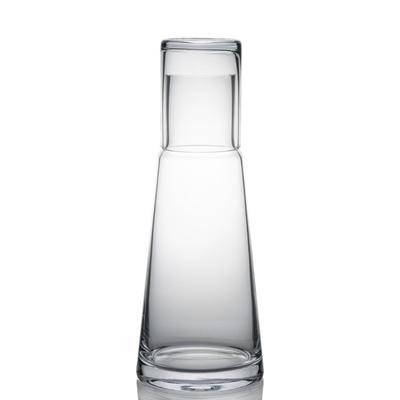 LFGB Certified Well-Design Morden Fashion Clear Handblown Glass Pitcher Set