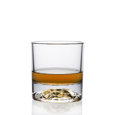 High Quality Mountain Decorative Lead Free Crystal Customized Glass Whiskey Glass