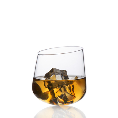 Hot Selling Lead-Free Crystal Creative Round Bottom Bevel Custom Glass Whiskey Glass