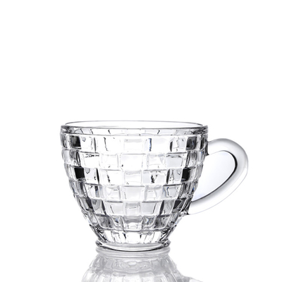 Popular products 5oz Woven Collection Clear Transparent 150ml Coffee Mug Tea Glass