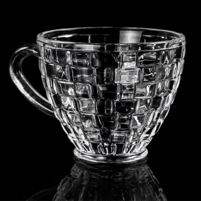 Popular products 5oz Woven Collection Clear Transparent 150ml Coffee Mug Tea Glass
