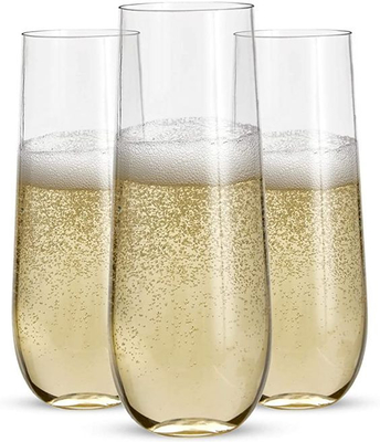 New Arrivals Handleless Champagne Glasses Best Selling Transparent Wine Glasses