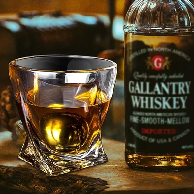 Custom Logo Whiskey Cup Twist Tumbler Glasses Wine Blanks Espresso Sublimation Glass OEM Customized Europe American Style
