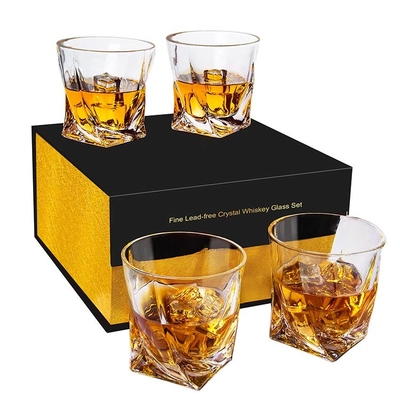 Custom Logo Whiskey Cup Twist Tumbler Glasses Wine Blanks Espresso Sublimation Glass OEM Customized Europe American Style