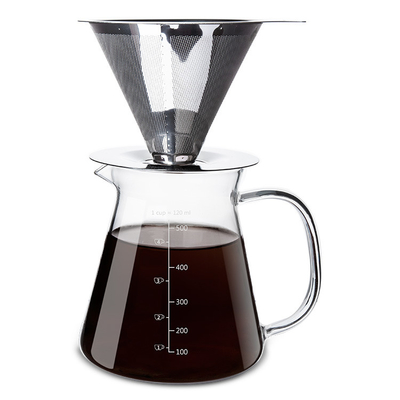 Home Usage wholesale Unique Factory Glass Hand Flush the coffee pot