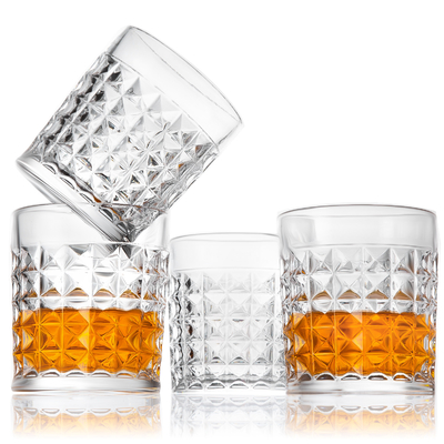 Customized Luxury Fashioned High Quality Lead Free Crystal whiskey drinking Glasses Set Whiskey Gift