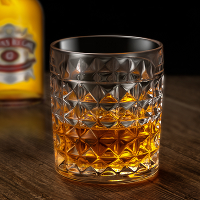 Customized Luxury Fashioned High Quality Lead Free Crystal whiskey drinking Glasses Set Whiskey Gift