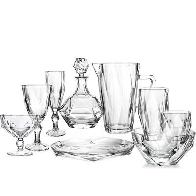 Modern High Quality Heart Of The Ocean Series Crystal Decanter Whiskey Set Wine Decanter
