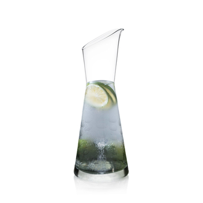 Lead Free Crystal High Quality Handblown Carafe Set with Point Decoration