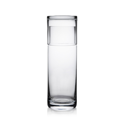 Best selling 750ml Water Drinking Bottle Lead Free Crystal Glass Water Carafe Set for Tableware