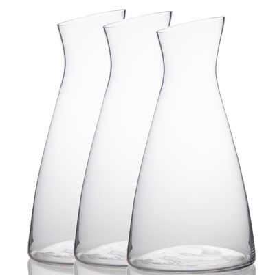 China Made Crystal 1L water drinking bottle glass water carafe for tableware
