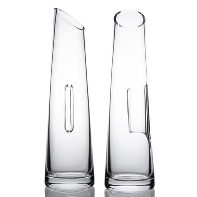 Popular design Safety Heat-resistant Glass Water Carafe Water with Decoration