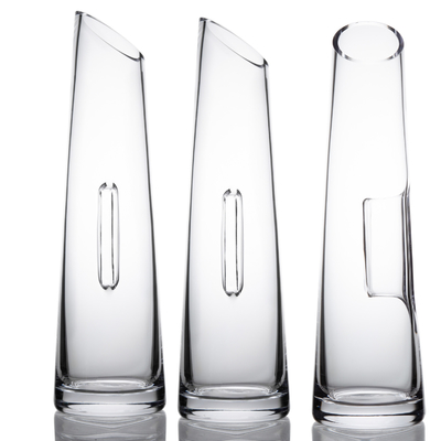 Popular design Safety Heat-resistant Glass Water Carafe Water with Decoration