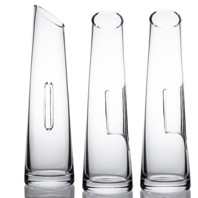 Popular design Safety Heat-resistant Glass Water Carafe Water with Decoration