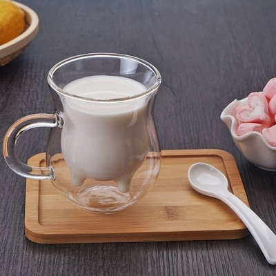 China Wholesale Heat Resistant Hot Beverage Double Wall Glass Cup