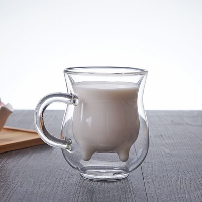 China Wholesale Heat Resistant Hot Beverage Double Wall Glass Cup