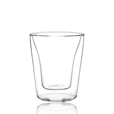 Hot Selling High Borosilicate Handle Heat Resistant Double Wall Clear 178ml  Coffee Glass