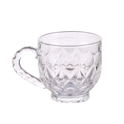Popular products High Borosilicate Handle Heat Resistant Double Wall Clear with handle Coffee Glass