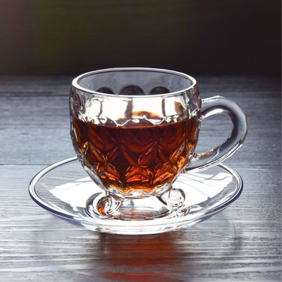 Popular products High Borosilicate Handle Heat Resistant Double Wall Clear with handle Coffee Glass