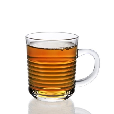2022 New product Handle Heat Resistant Double Wall Clear with handle Coffee Glass