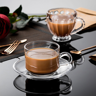High Quality 5OZ Clear Transparent 150ml Coffee Mug Tea Glass