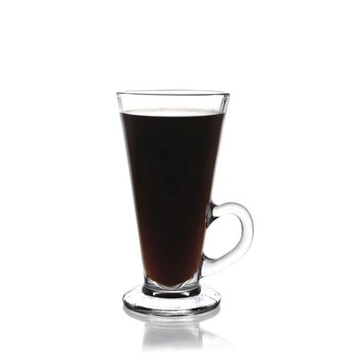 Manufacture Customized Clear Transparent Durabe High Quality Glass 180ML Coffee Cup