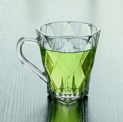 Factory Price Classic multipurpose Clear Transparent Coffee Mug Tea Glass