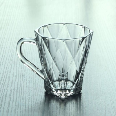 Factory Price Classic multipurpose Clear Transparent Coffee Mug Tea Glass