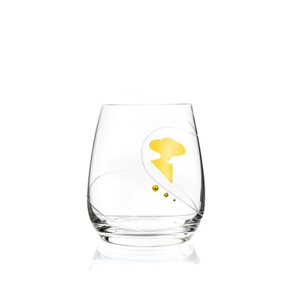 Hot Sale Diamond Decorated Couple Mug Stemless Crystal Whiskey Glass Gift