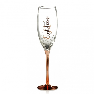 Professional custom personalized lead-free crystal champagne flute glass cup