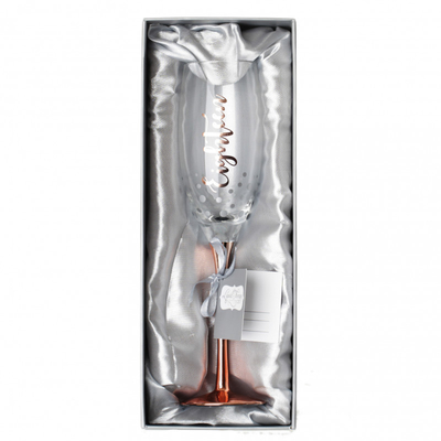 Professional custom personalized lead-free crystal champagne flute glass cup