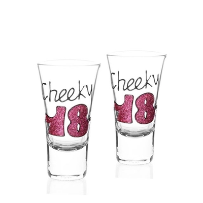 OEM High Quality 60ml Transparent Shot Glass With Decoration