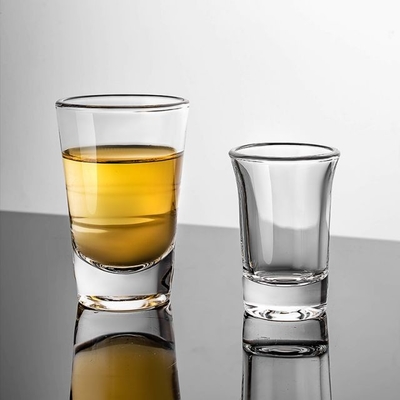 OEM High Quality 60ml Transparent Shot Glass With Decoration