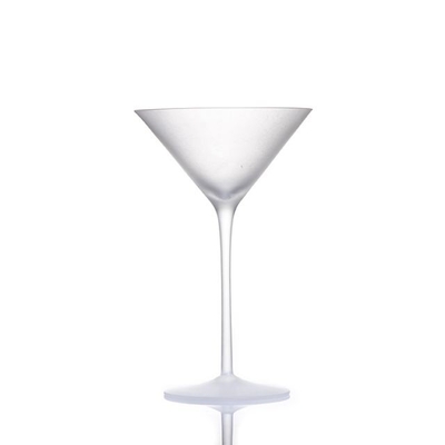 Haute Couture 6 Piece Frosted Acid Etched Wine Glasses Wine Glass Set Gift