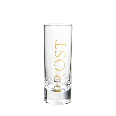 Wholesale Factory Price 60ml  Transparent Shot Glass With Decoration