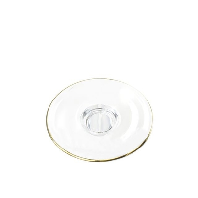 Custom Design 2oz High Quality Gold Decoration Glass Coffee Set