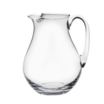 Wholesale 1.2L Pattern Decorative Water Drinking Glass Transparent Water Jug Pitcher