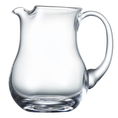 Wholesale 1.2L Pattern Decorative Water Drinking Glass Transparent Water Jug Pitcher