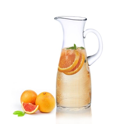 Factory Custom 1.8L Wholesale Classic Transparent Glass Pitcher/Glass Water Jugs