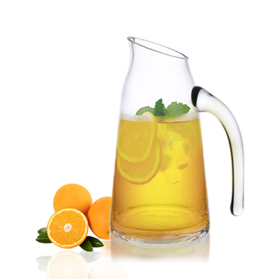 Custom Design 1.4L Transparent Lead Free Crystal High Quality Handblown Pitcher Set