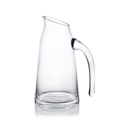 Custom Design 1.4L Transparent Lead Free Crystal High Quality Handblown Pitcher Set