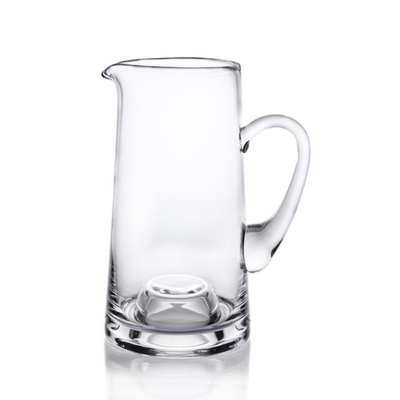 High quality 1.3L Water Drinking Bottle Glass Transparent Water Jug Pitcher
