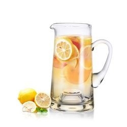 High quality 1.3L Water Drinking Bottle Glass Transparent Water Jug Pitcher