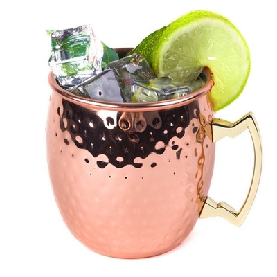 Hot Sell 65ml Moscow mule mug cocktail hammer rainbow-plated cup