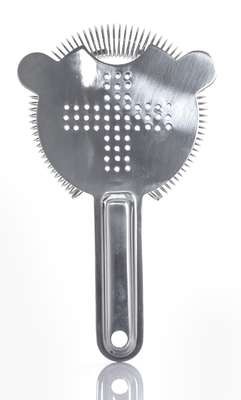 Factory Custom Cocktail wine filter professional metal stainless steel strainer hot sale drink mesh strainer