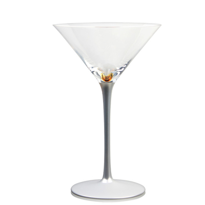 Factory wholesale lead free high quality crystal transparent glass martini drinking glass